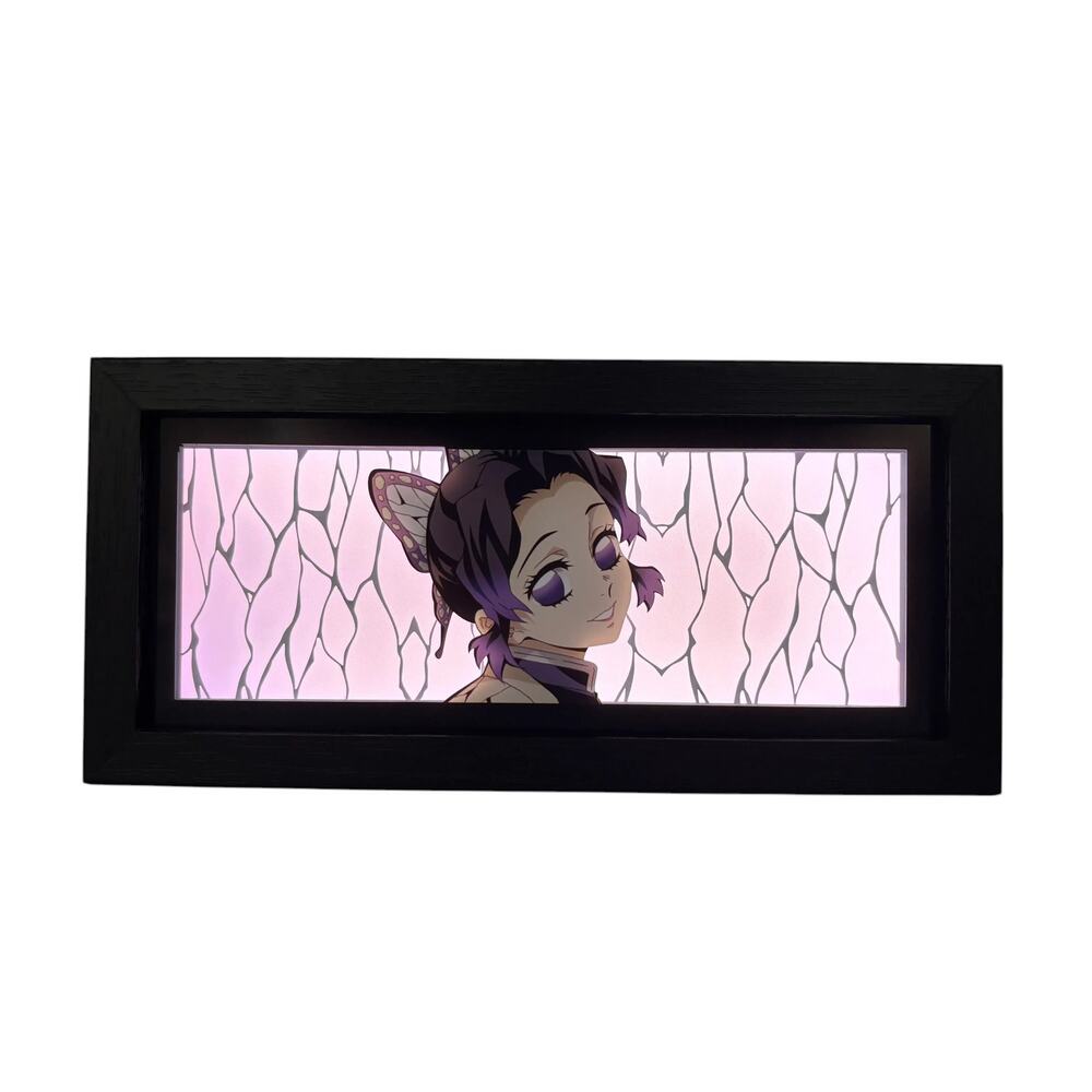 Otaku Demon Slayer Shinobu LED Light Box Anime Room Decor 4x8 NEW